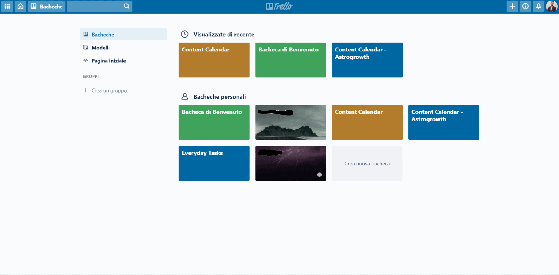 trello dashboard