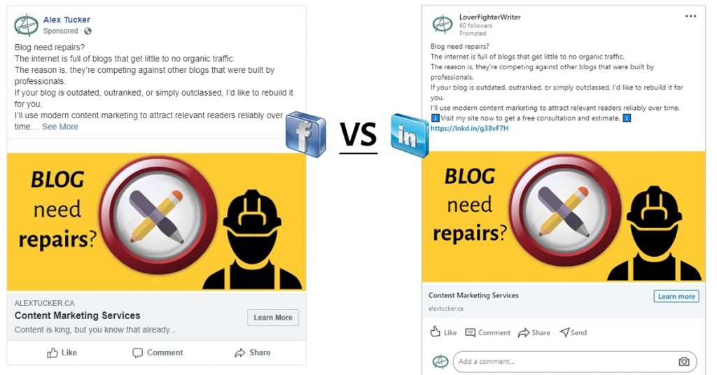 linkedin ads vs facebook ads